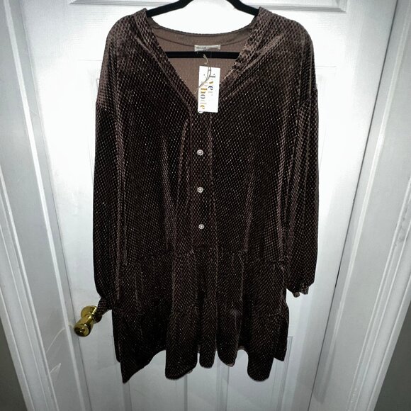 New In Dresses & Skirts - NWT New In Tiered Long Sleeve Mini Dress